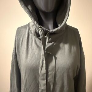 Philosophy Sage Green Hooded Pullover Jacket